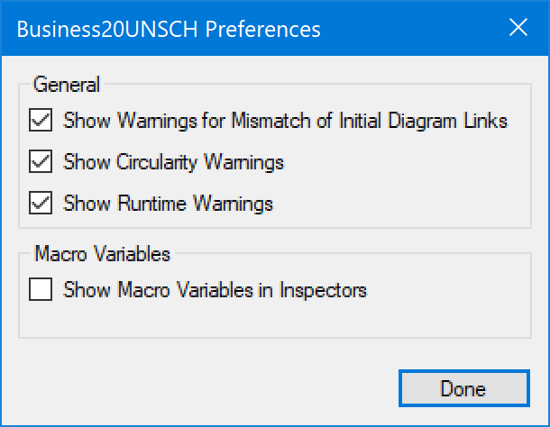 Model Preferences